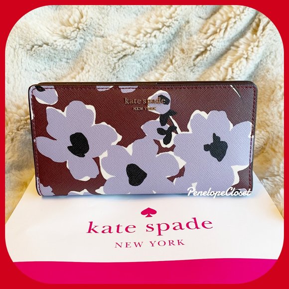 kate spade cameron floral wallet